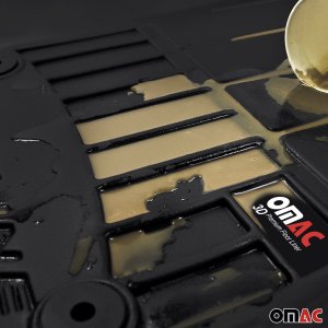 MINI COOPER III Floor-Trunk Mats - Omac - 3D Premium - Black - 2014